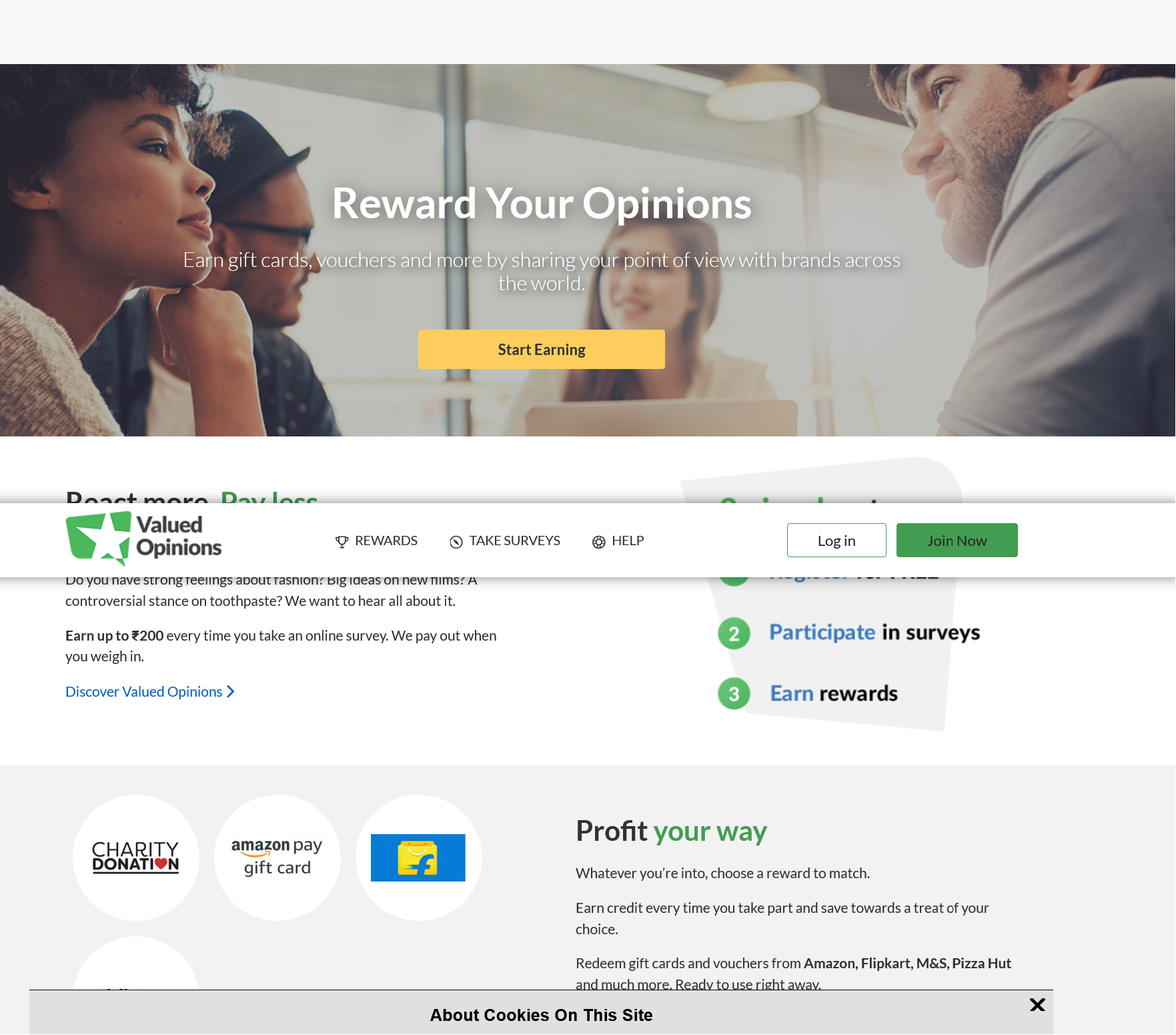 Valued Opinions India logo